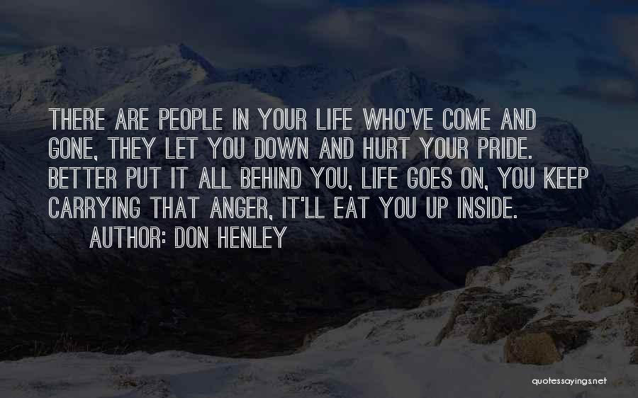 Don't Let Anger Quotes By Don Henley