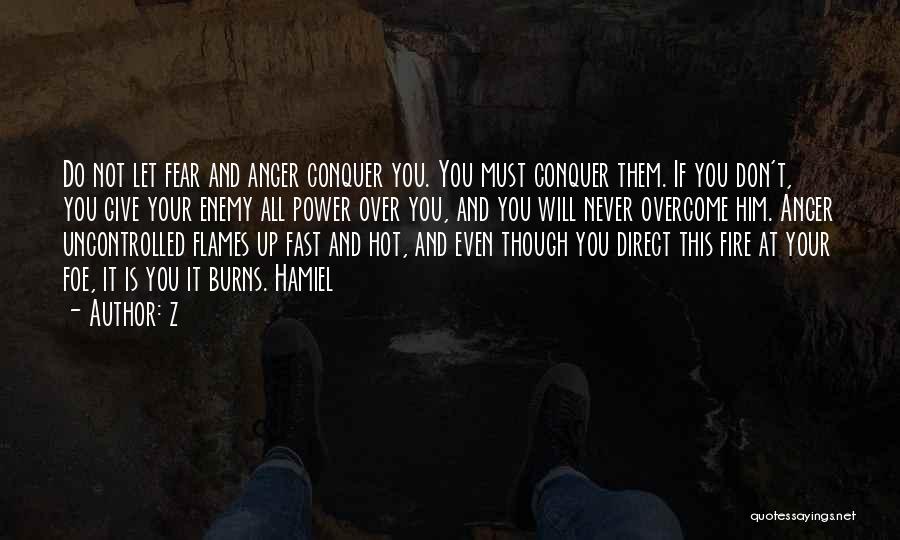 Don't Let Anger Quotes By Z