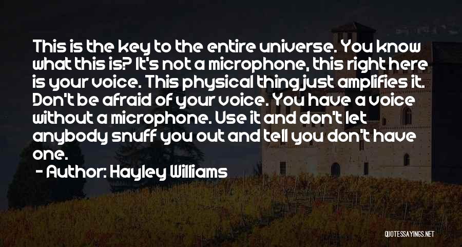Don't Let Anybody Quotes By Hayley Williams