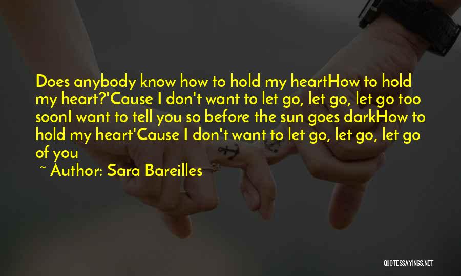 Don't Let Anybody Quotes By Sara Bareilles