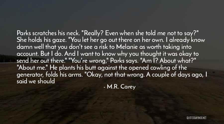 Don't Let Go Quotes By M.R. Carey