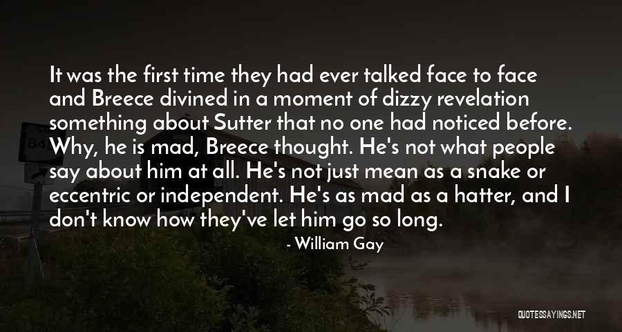 Don't Let Go Quotes By William Gay