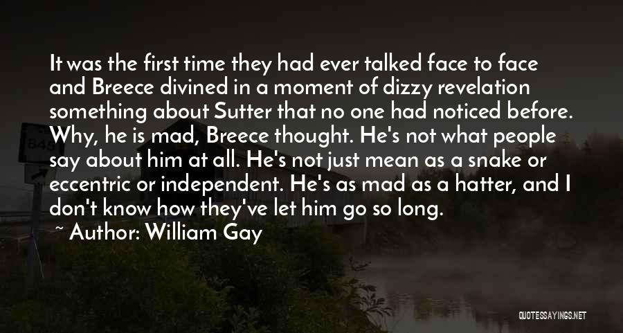 Don't Let Him Go Quotes By William Gay