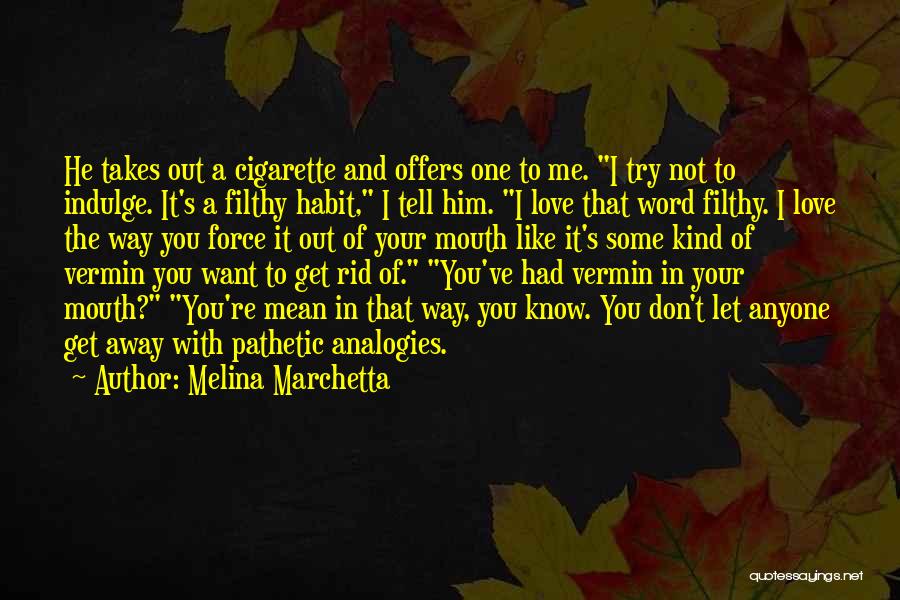 Don't Let Love Get Away Quotes By Melina Marchetta