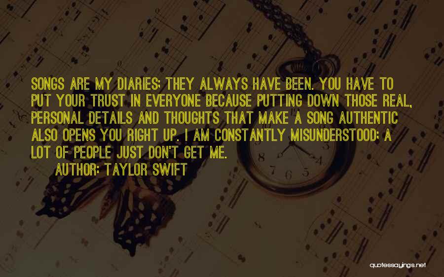 Don't Let Me Be Misunderstood Quotes By Taylor Swift