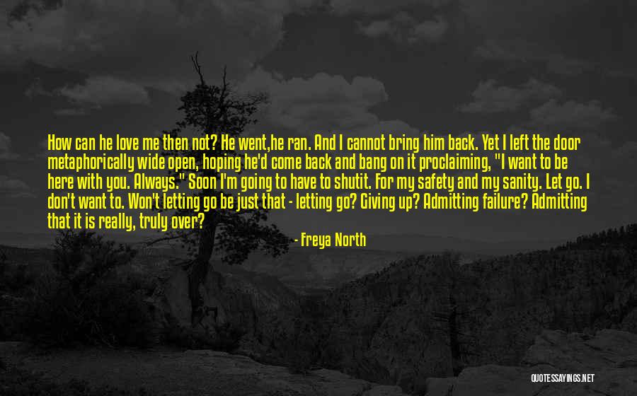 Don't Let Me Go Love Quotes By Freya North Don't Let Me Go Love Quotes By Freya North