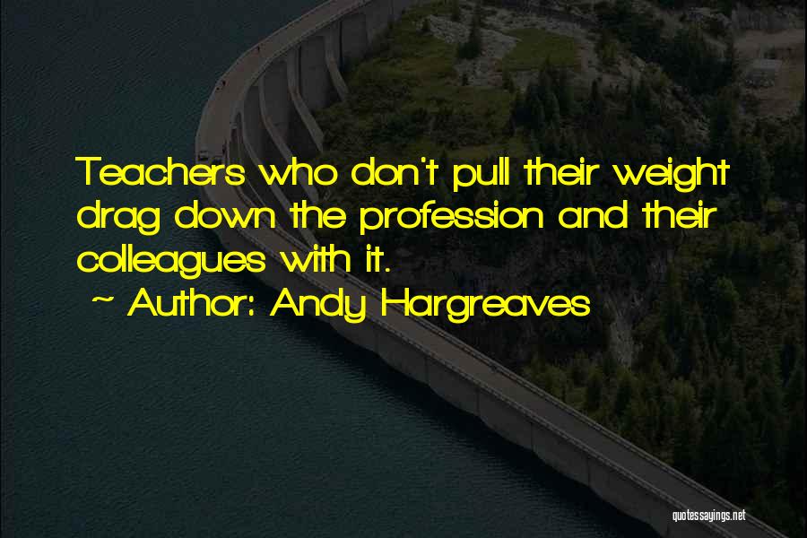 Don't Let Others Drag You Down Quotes By Andy Hargreaves