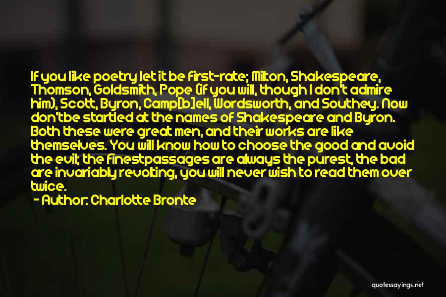 Don't Let Quotes By Charlotte Bronte