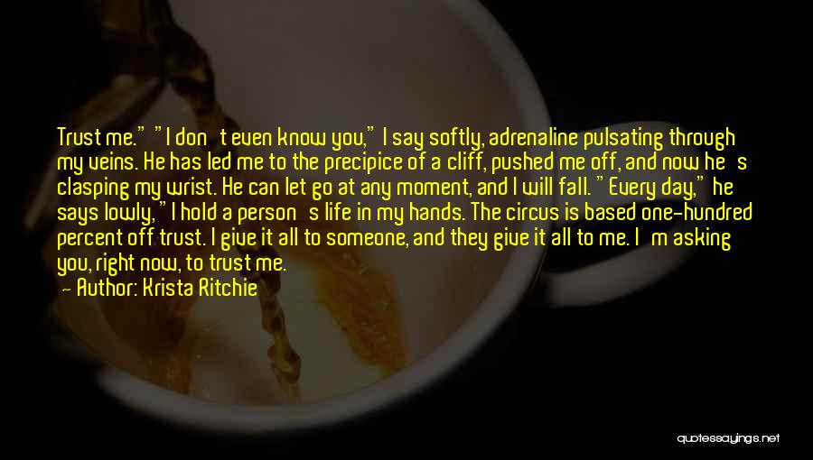 Don't Let Someone Go Quotes By Krista Ritchie