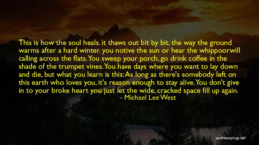 Don't Let The Sun Go Down On Me Quotes By Michael Lee West