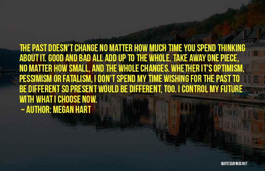 Don't Let Your Past Control Your Future Quotes By Megan Hart