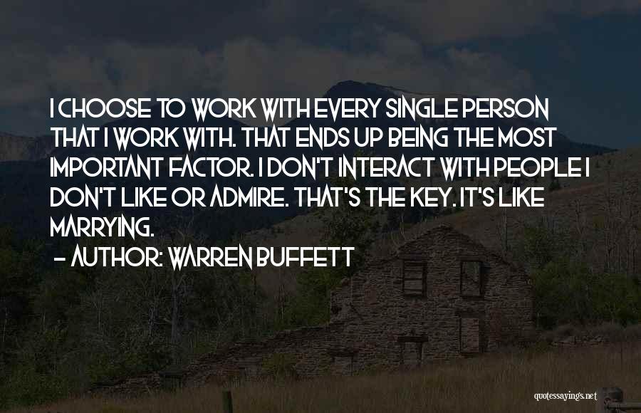 Don't Like Being Single Quotes By Warren Buffett