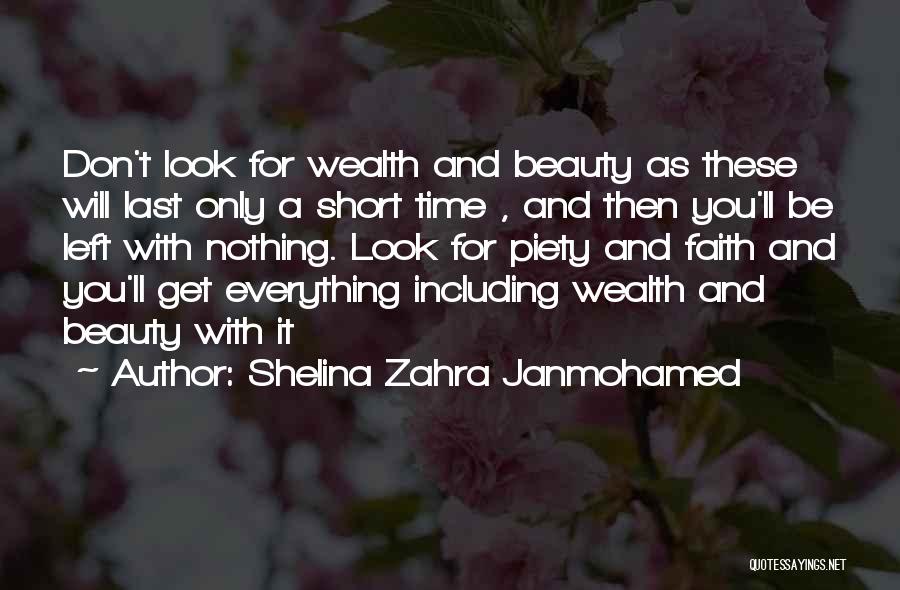 Don't Look For Beauty Quotes By Shelina Zahra Janmohamed