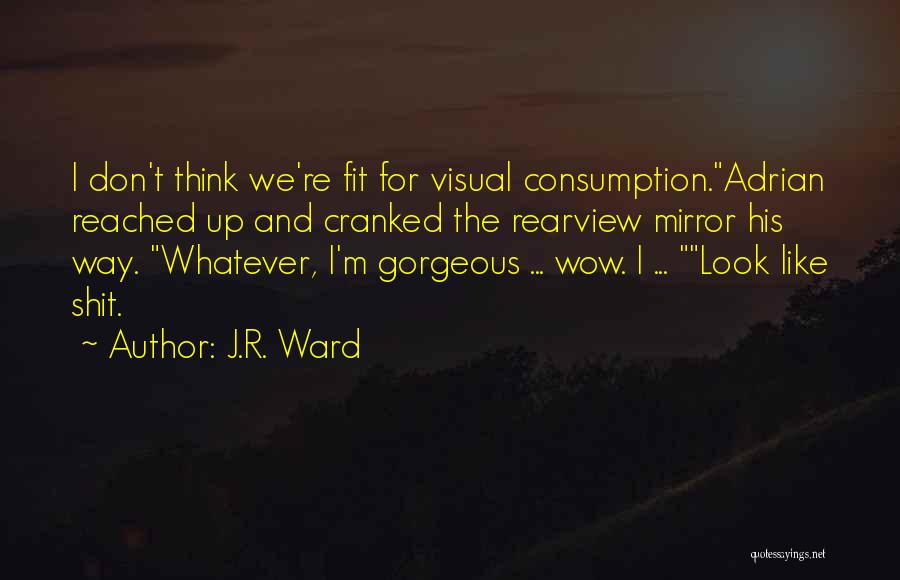 Don't Look In The Rearview Mirror Quotes By J.R. Ward