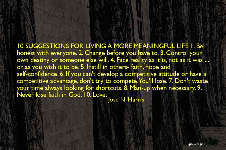 Don't Lose Hope In Life Quotes By Jose N. Harris