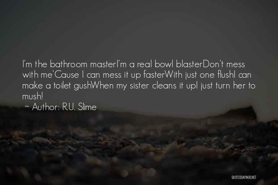 Don't Make A Mess Quotes By R.U. Slime