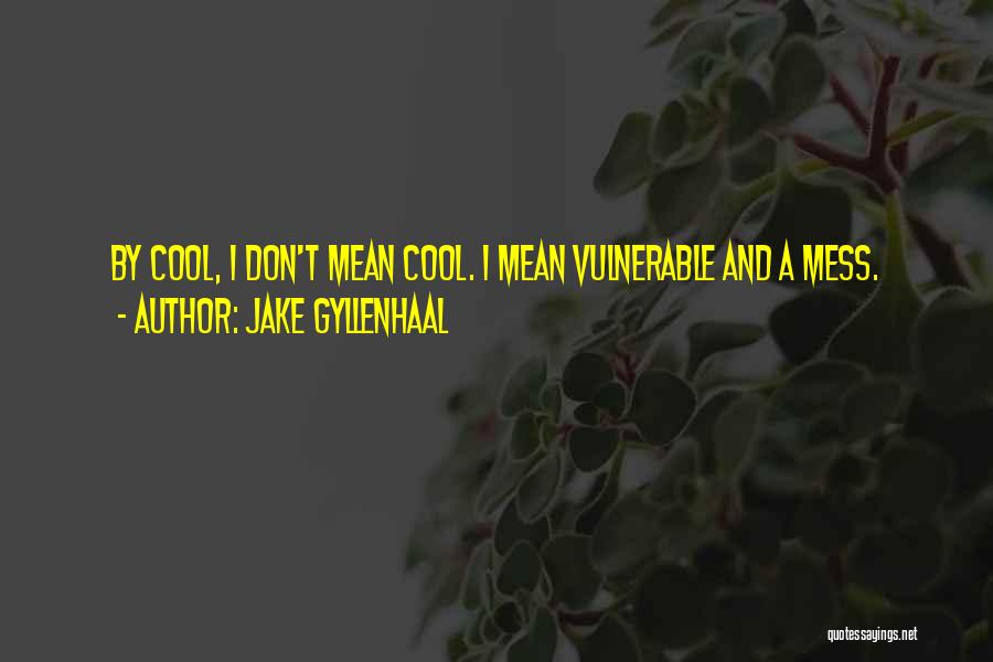 Don't Mess Quotes By Jake Gyllenhaal