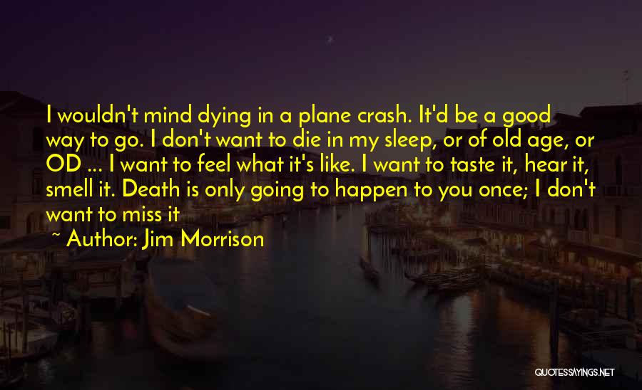 Don't Miss Me When I Die Quotes By Jim Morrison