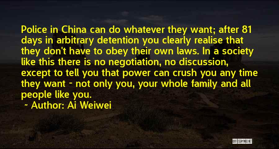 Don't Obey Quotes By Ai Weiwei