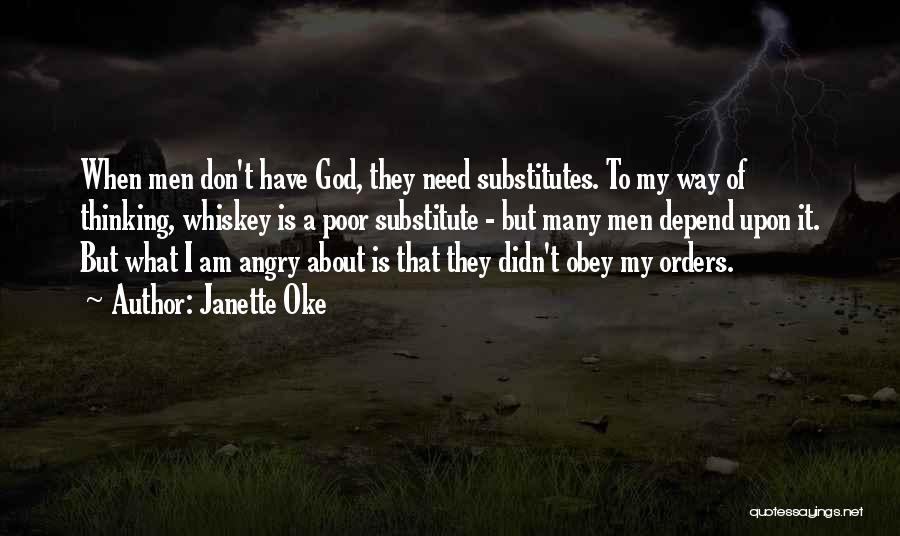 Don't Obey Quotes By Janette Oke