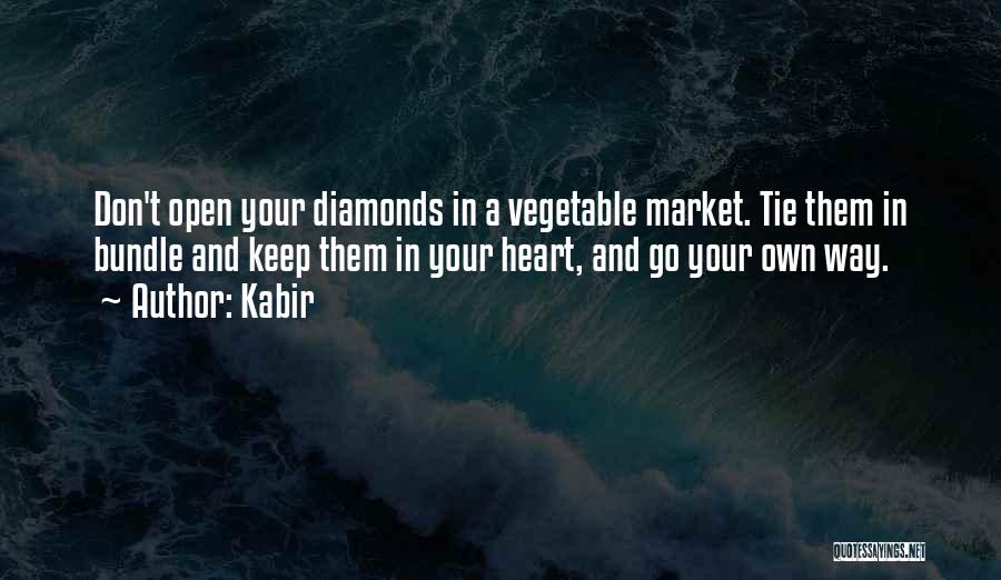 Don't Open Your Heart Quotes By Kabir