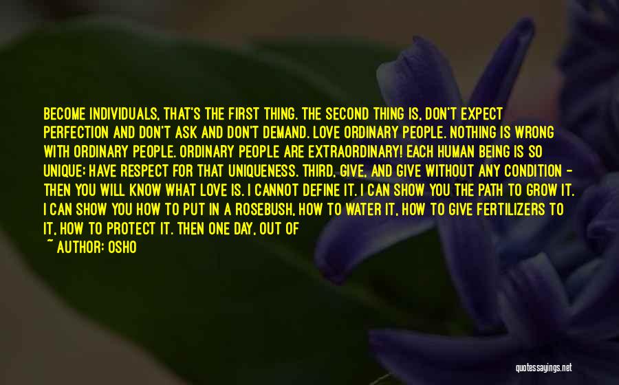 Don't Put Me Second Quotes By Osho