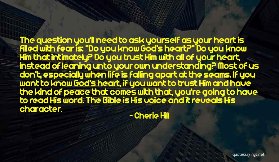 Don't Question My Faith Quotes By Cherie Hill Don't Question My Faith Quotes By Cherie Hill