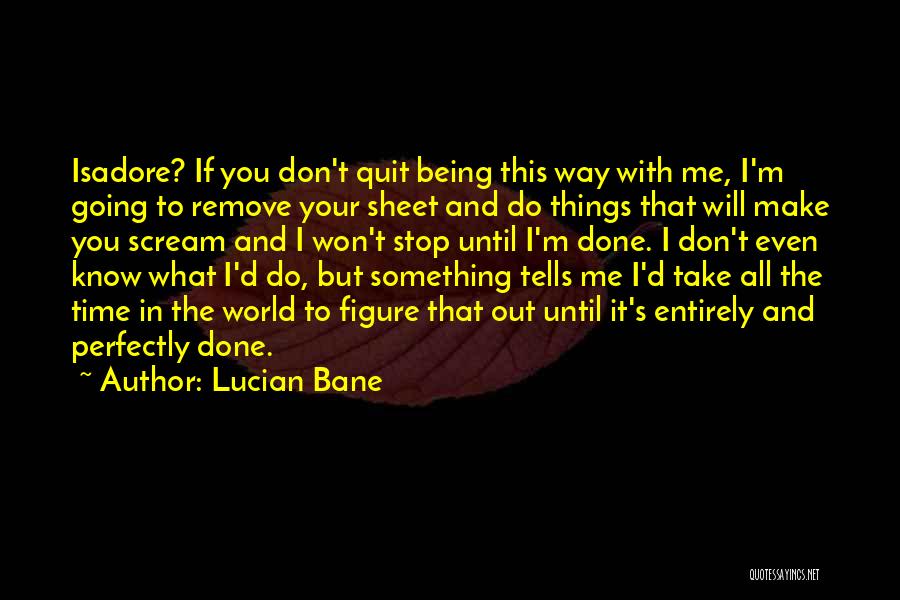 Don't Quit Do It Quotes By Lucian Bane