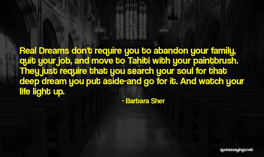 Don't Quit The Job Quotes By Barbara Sher