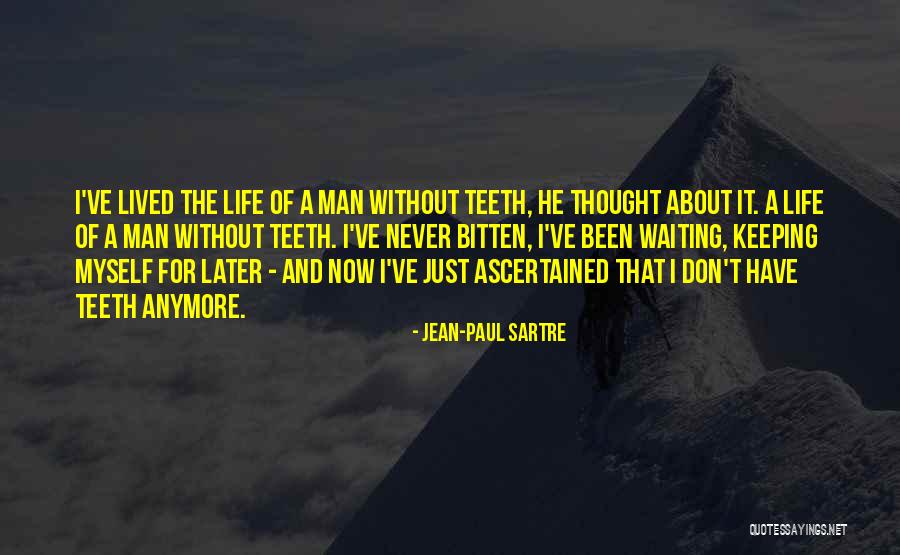 Don't Regret It Quotes By Jean-Paul Sartre