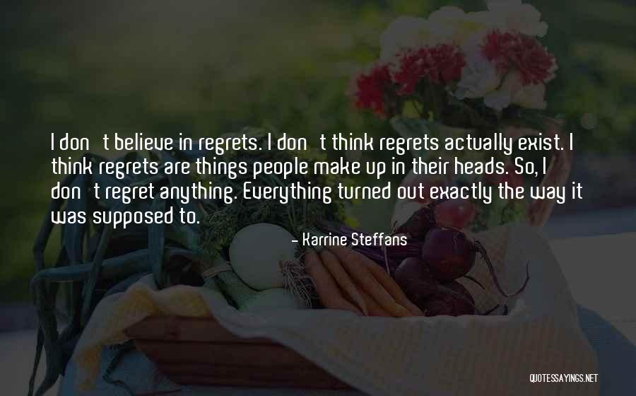 Don't Regret It Quotes By Karrine Steffans Don't Regret It Quotes By Karrine Steffans