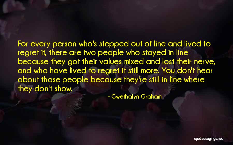 Don't Regret Quotes By Gwethalyn Graham Don't Regret Quotes By Gwethalyn Graham