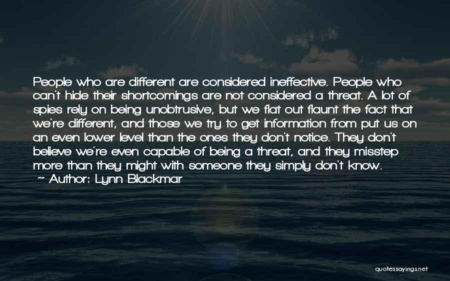 Don't Rely Others Quotes By Lynn Blackmar