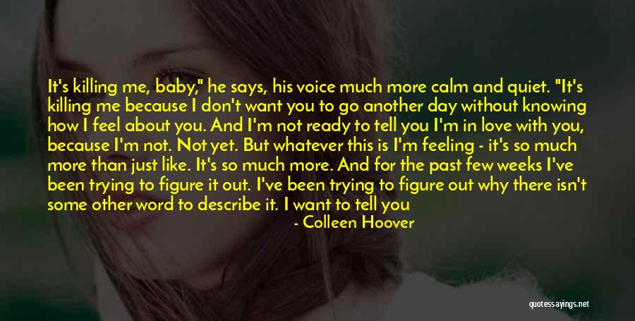 Don't Say I Love You Quotes By Colleen Hoover