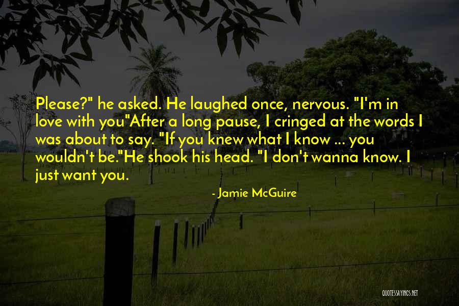 Don't Say I Love You Quotes By Jamie McGuire