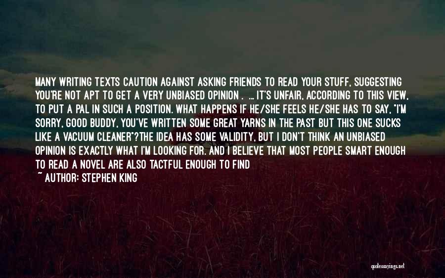 Don't Say Sorry Quotes By Stephen King