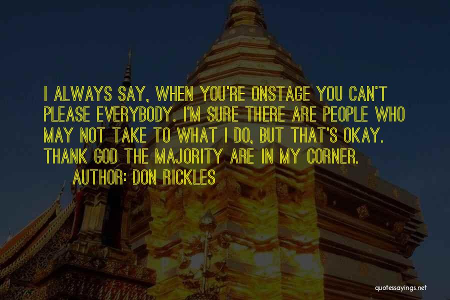 Don't Say Thank You Quotes By Don Rickles