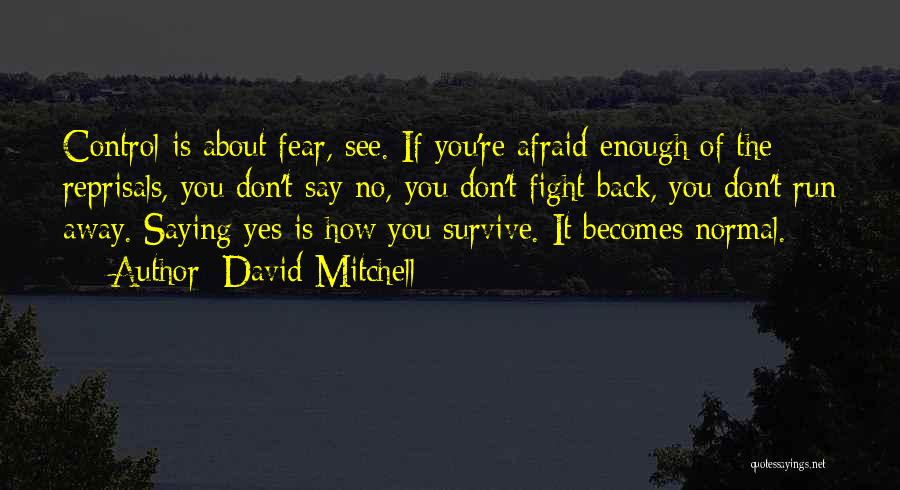 Don't Say Yes Quotes By David Mitchell