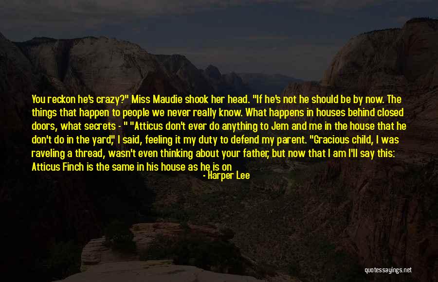 Don't Say You Miss Me Quotes By Harper Lee