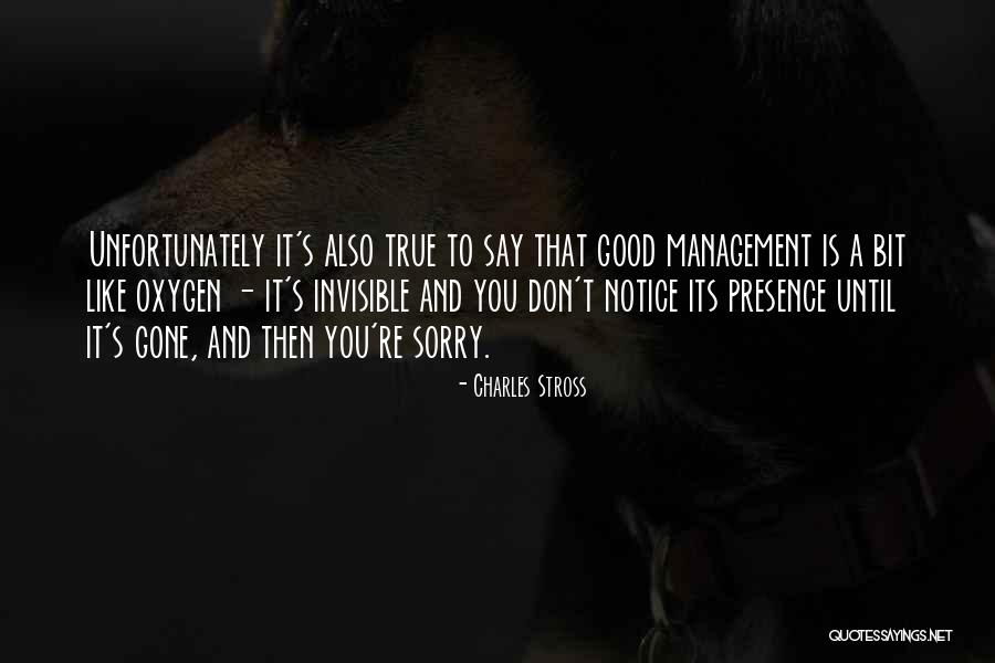 Don't Say You're Sorry Quotes By Charles Stross Don't Say You're Sorry Quotes By Charles Stross