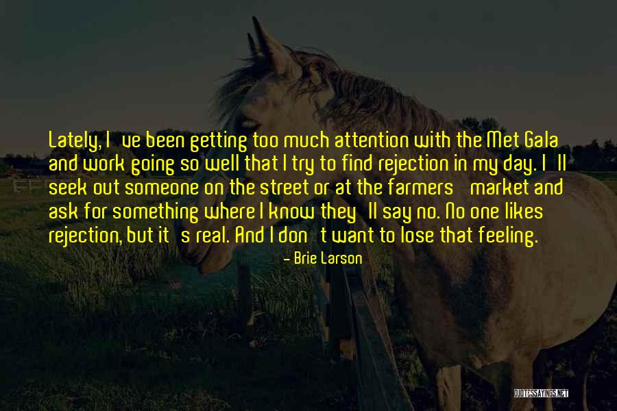 Don't Seek Attention Quotes By Brie Larson