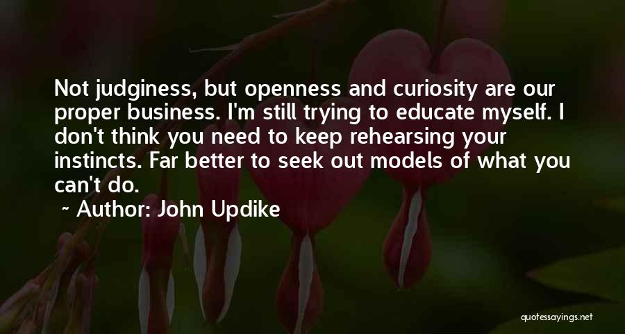 Don't Seek Quotes By John Updike