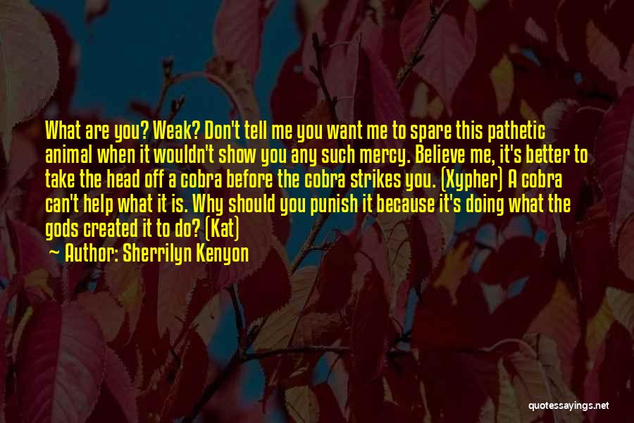 Don't Show Me Off Quotes By Sherrilyn Kenyon