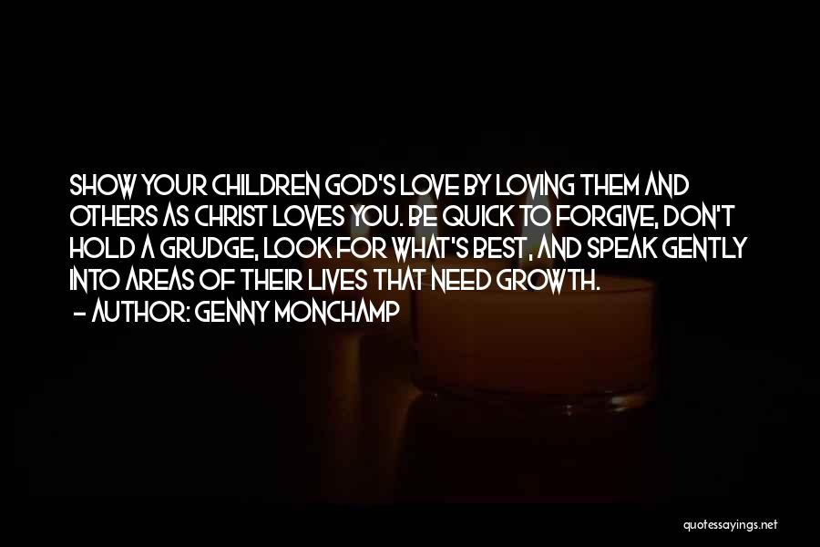 Don't Show Your Love Quotes By Genny Monchamp