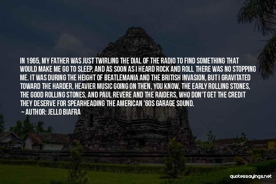Don't Sleep Early Quotes By Jello Biafra
