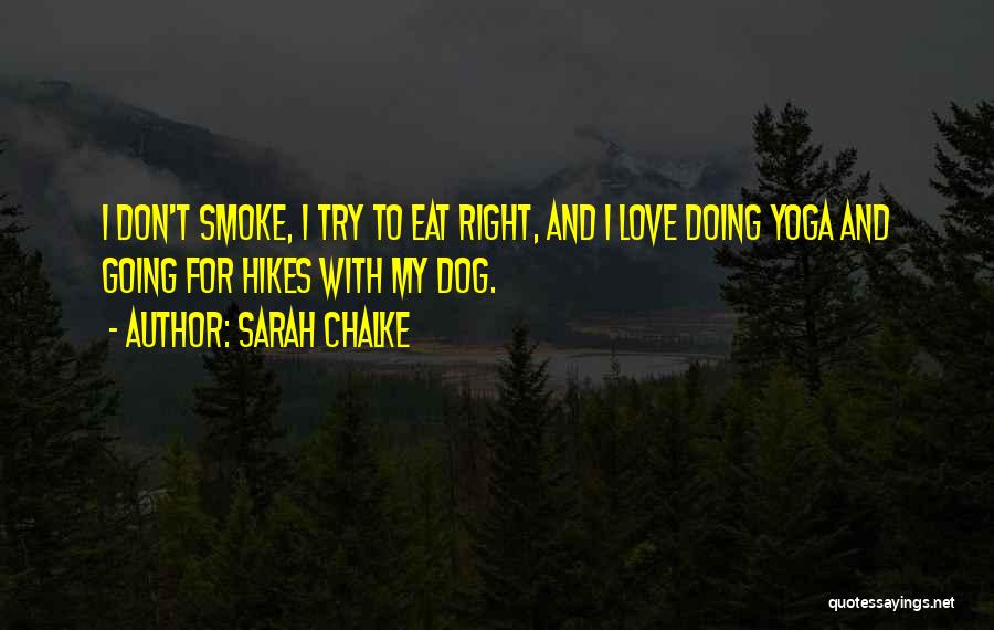 Don't Smoke Quotes By Sarah Chalke