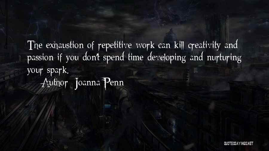 Don't Spend Your Time Quotes By Joanna Penn