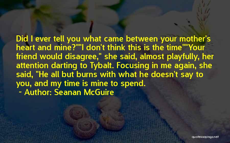 Don't Spend Your Time Quotes By Seanan McGuire