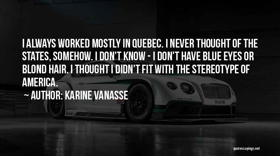 Don't Stereotype Quotes By Karine Vanasse