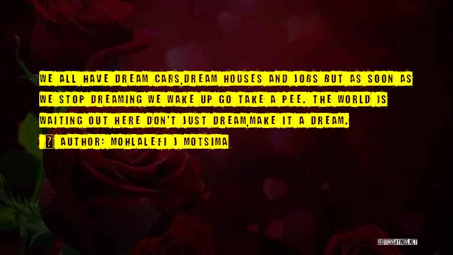 Don't Stop Dreaming Quotes By Mohlalefi J Motsima